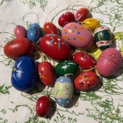 P�ske�g, vintage, 18 stk, mix