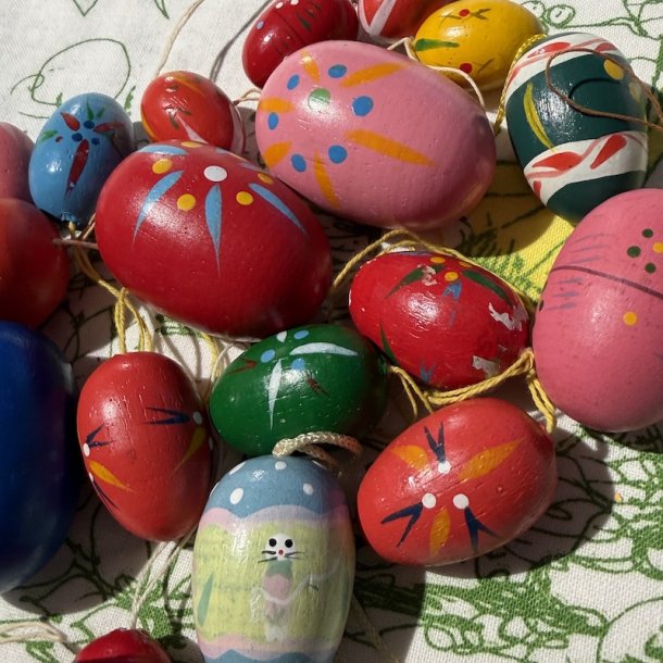 P�ske�g, vintage, 18 stk, mix