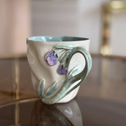 Kop, �rteblomst, lys lilla