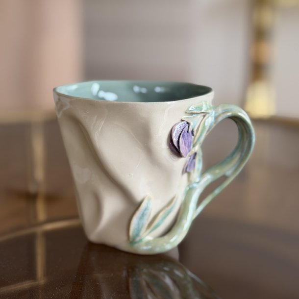 Kop, �rteblomst, lys lilla