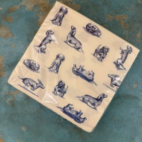 Servietter, Gravhund