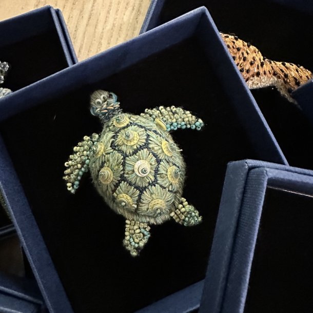 Hav skildpadde broche