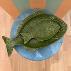 Fiskefad, vintage, 2 st�rrelser