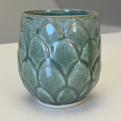 kop, artiskok, mellem blade, Grn