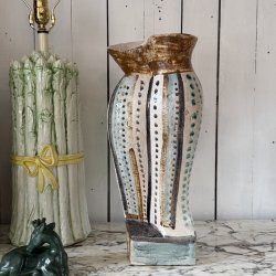 H�ndlavet vase, keramik