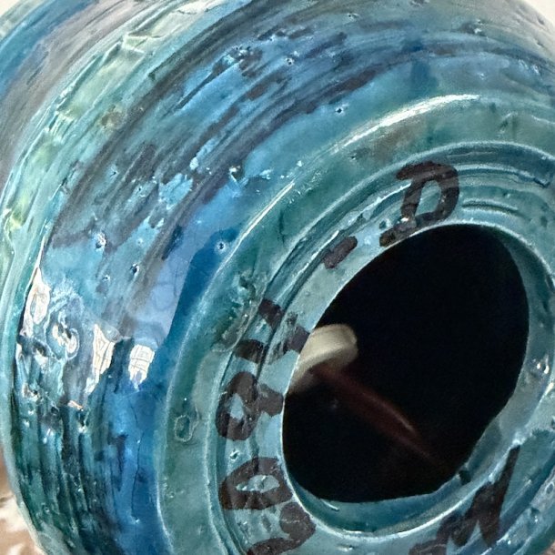 Bordlampe, bl�/turkis