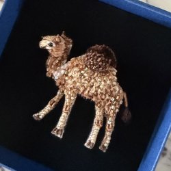 Sahara Kamel, broche