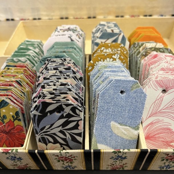 10 stk Manilla mrker, Hndlavede