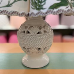 Bordlampe, keramik, Henning Seidelin