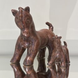 Keramik hest, L. Hjorth