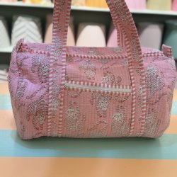 Rejsetaske, pink/r�d