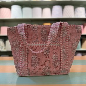 Quilt taske, pink/r�d