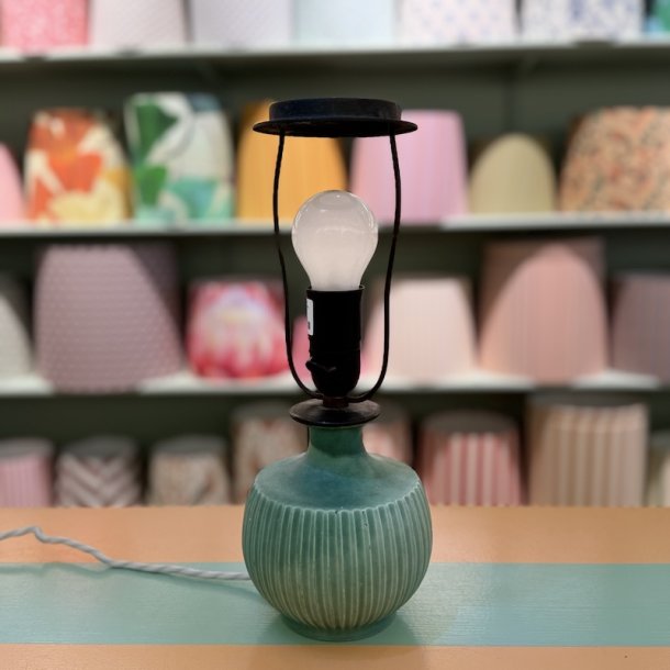 Bordlampe, keramik, inkl sk�rm