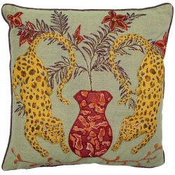 Pude, 50x50, LEOPARD, MINT