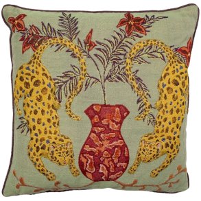 Pude, 50x50, LEOPARD, MINT