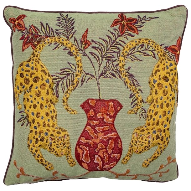 Pude, 50x50, LEOPARD, MINT