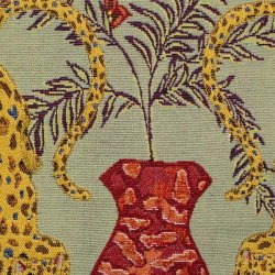 Pude, 50x50, LEOPARD, MINT