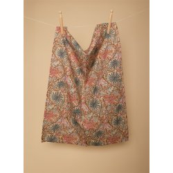 Viskestykke, Artisan, sand/petrol, 50x70