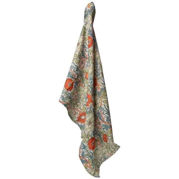 Viskestykke, Artisan, bl/rd, 50x70