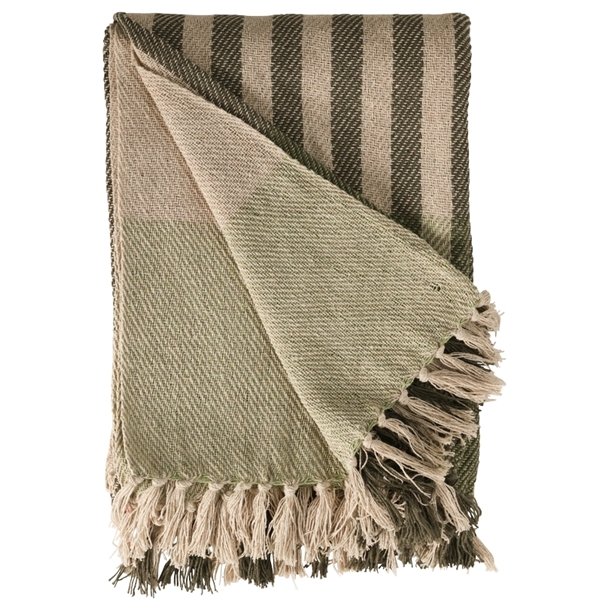Plaid, Bnd, Lysegrn/Smaragdgrn
