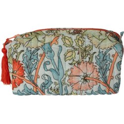 Kosmetiktaske, artisan, bl/rd, 3 strrelser