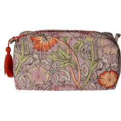 Kosmetiktaske, artisan, violet/gul, 3 strrelser