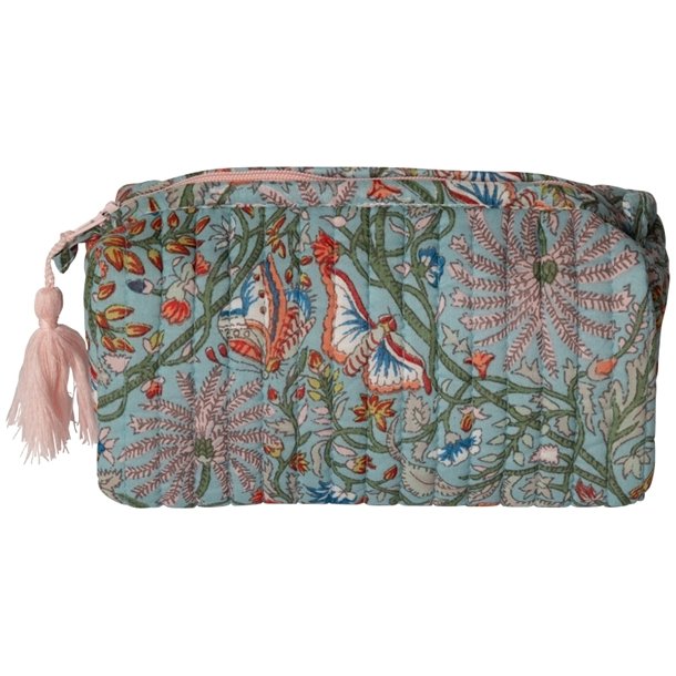 Kosmetiktaske, artisan, lysebl/pink, 3 strrelser