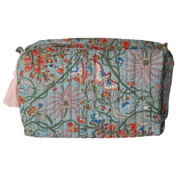 Kosmetiktaske, artisan, lysebl/pink, 3 strrelser