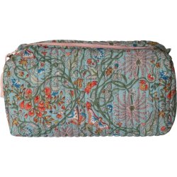 Kosmetiktaske, artisan, lysebl/pink, 3 strrelser