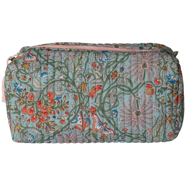 Kosmetiktaske, artisan, lysebl/pink, 3 strrelser