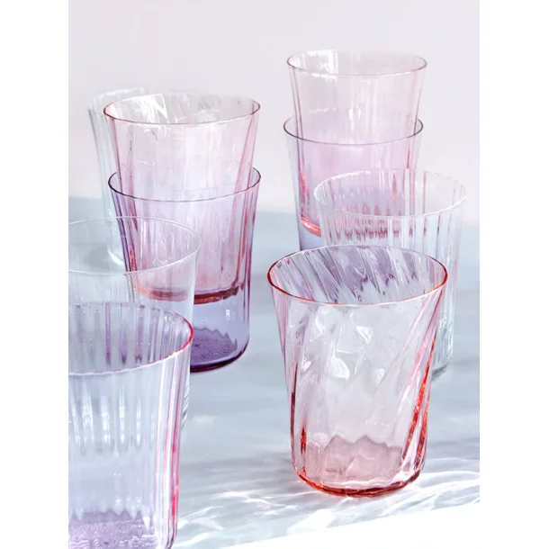 drikkeglas, pink