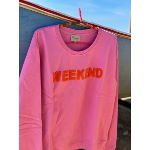 Weekend sweatshirt, pink