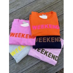 Weekend sweatshirt, pink