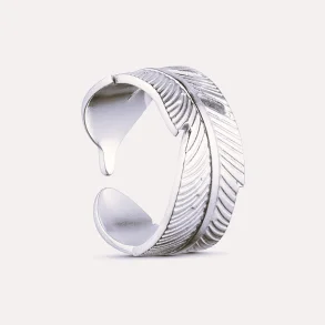 Leafy Ring, s�lv