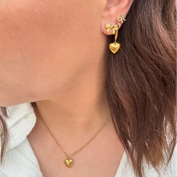 Love heart hoops