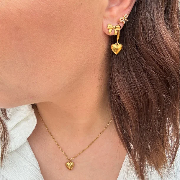 Love heart hoops