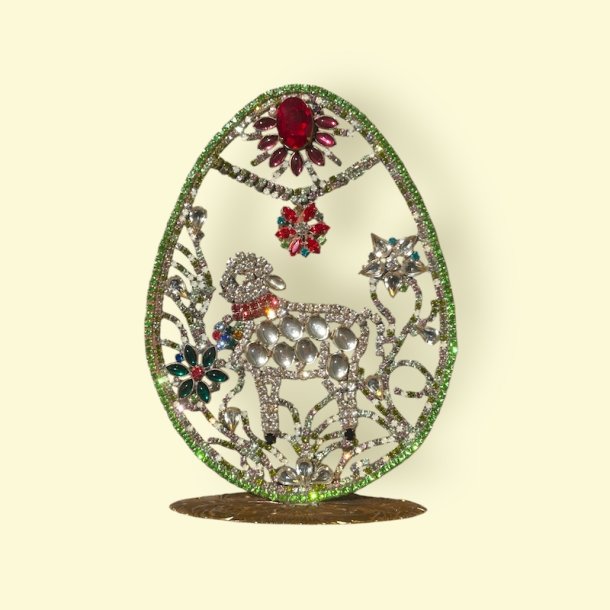 P�ske�g m lam, stor, Rhinsten