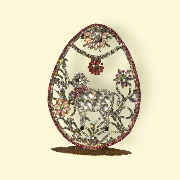 P�ske�g m lam, stor, Rhinsten