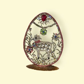 P�ske�g m lam, stor, Rhinsten