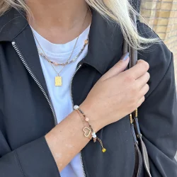 Rustic Square Necklace