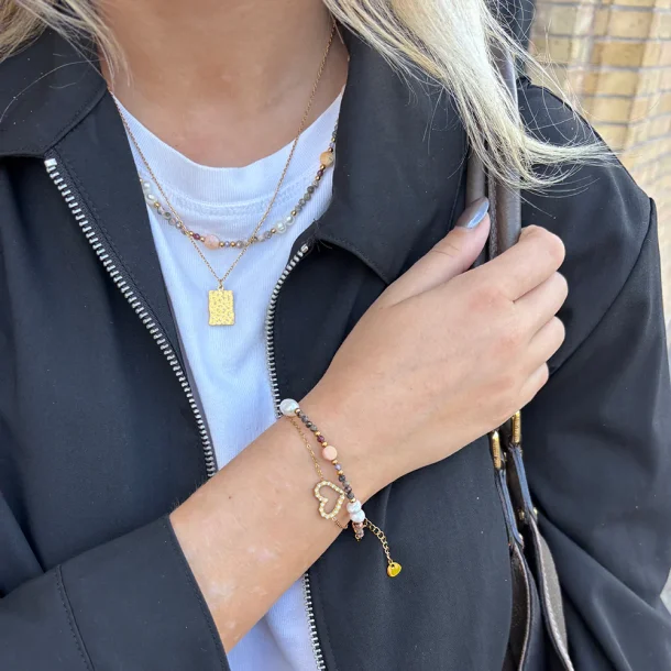 Rustic Square Necklace