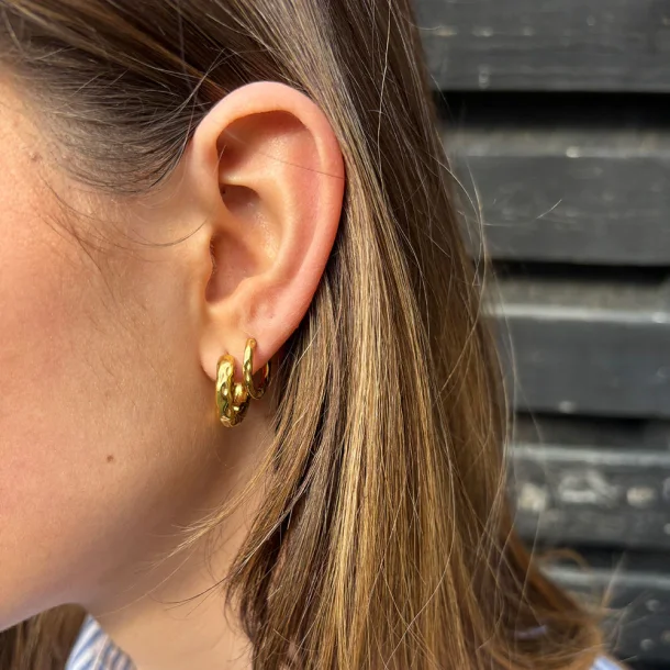 Rusty mini hoops, 2 strrelser