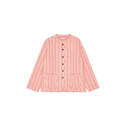 Stockholm stripe China jacket, Flamingo
