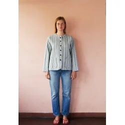 Stockholm stripe China jacket, Sea