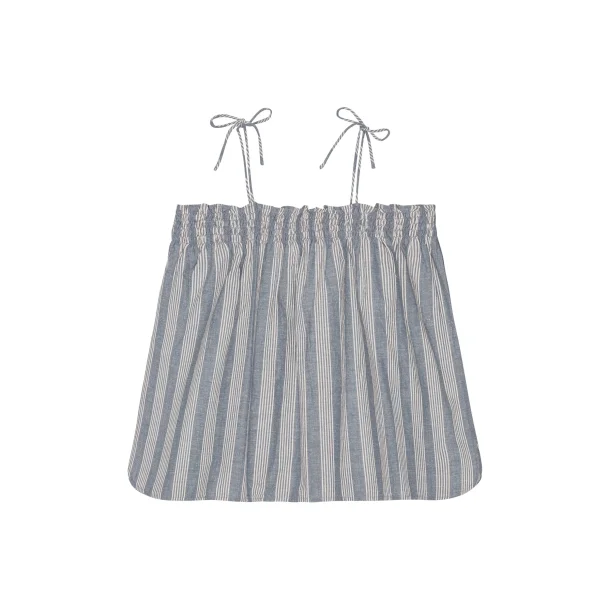 Stockholm stripe strap top, Sea