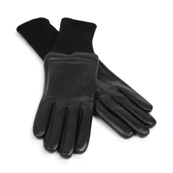 Udine lammeskindshandsker m. forlnget ribkant