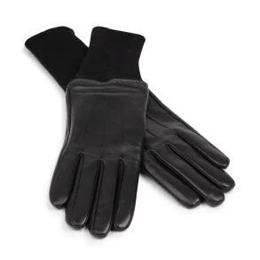 Udine lammeskindshandsker m. forlnget ribkant