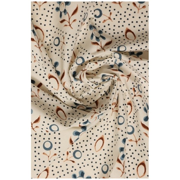 Viskestykke, Artisan, brun/mrkebl, 50x70 cm