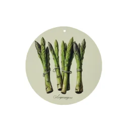 Keramik platte m oph�ng, asparges