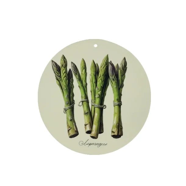 Keramik platte m oph�ng, asparges